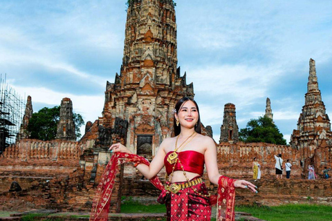 Ayutthaya: Tuk-Tuk Tour Options Boat Trip or Thai Costume Half Day Tuk-Tuk Heritage Tour