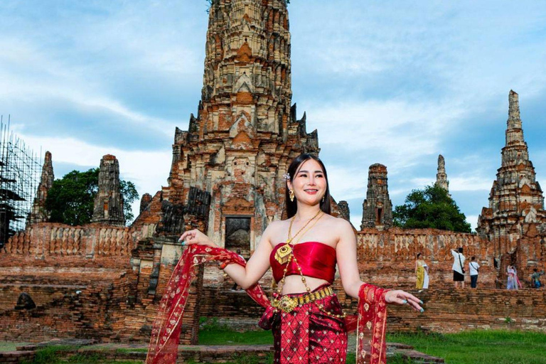 Ayutthaya: Tuk-Tuk Tour Options Boat Trip or Thai Costume Half Day Tuk-Tuk Heritage Tour