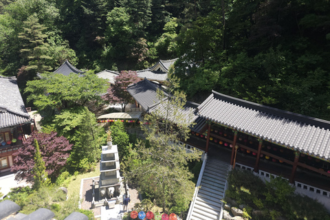 Visite de Danyang : Temple Guinsa, Bobaljae et téléphérique de CheongpungDépart de la station DHCP Sortie 10