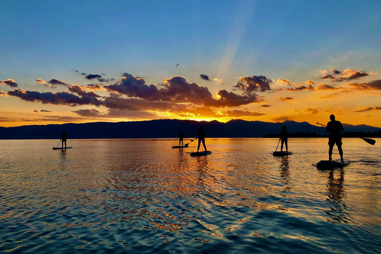 Ohrid: Stand Up Paddleboarding Tour with Landmarks &amp; Photos