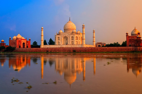 Delhi to Agra: Taj Mahal &amp; Agra Fort w/ option of entry feeIncludes Car, Guide, Meals &amp; Entrance fee to monuments