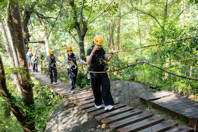 Phuket: Flying Hanuman Zipline Adventure SD4: Epic Adventure with Elephant Jungle