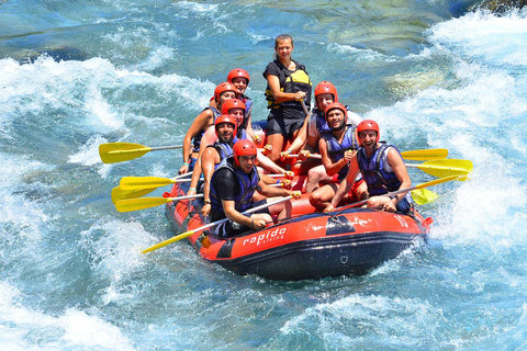 Alanya en zij: Rafting Tour met Lunch en Hotel Transfer