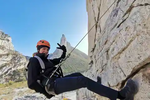 Monterrey: Aula de rapel no Parque La Huasteca