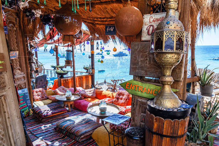 Sharm El-Sheikh: Cafe & restaurant Included Shisha & drink From Sharm El-Sheikh: Farsha Cafe Round-Trip Hotel Transfers