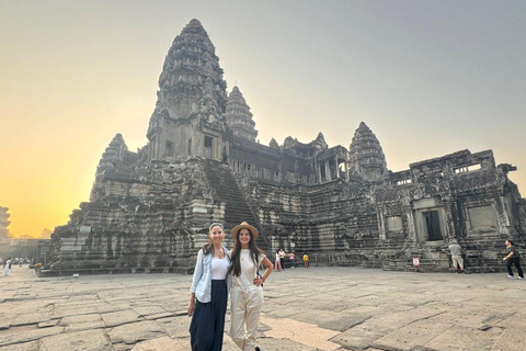 Angkor Wat, Bayon, Ta Prom and Banteay Srey Sunrise Tour