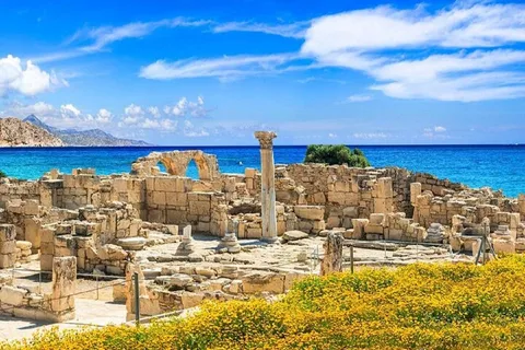 Visite de l'ancienne Kourion, du château de Kolossi, d'Omodos et des vignobles
