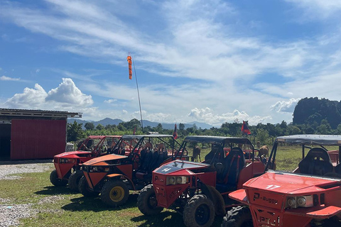 Vang Vieng : paysage de parapente et de karting