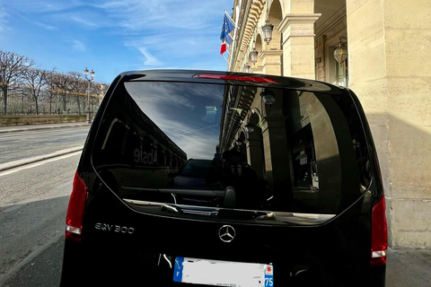 Paris : Transfert en Mercedes de luxe vers BruxellesDe Paris à Bruxelles