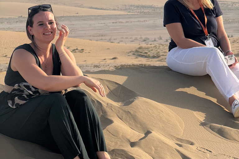 Doha: inland sea Tour With Dune Bashing &Sandboarding fun Doha: safari , camel ride, sandboarding hotel pickup