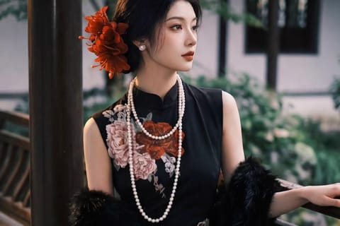 Shanghai: Cheongsam Rental and Photoshoot Packages
