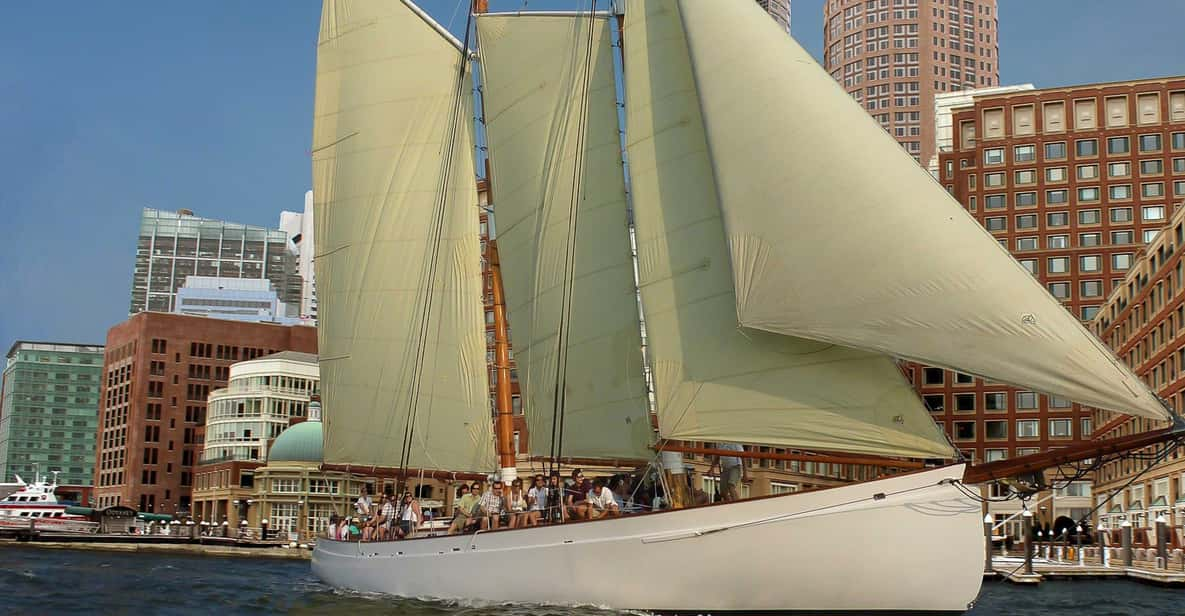 Boston Harbor Champagne Sunset Sail from Rowes Wharf