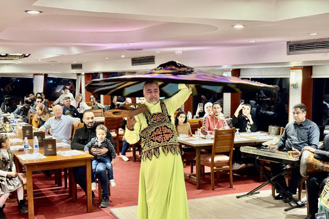 Cairo: Turquoise Prestige Nile Sunset Dinner & Show Cruise Including Transfer (Pickup & Drop-off)