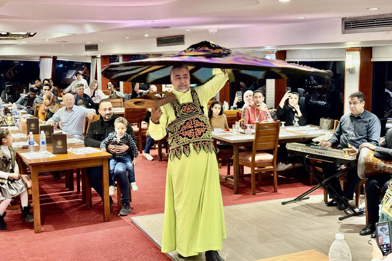 Cairo: Turquoise Prestige Nile Sunset Dinner & Show Cruise Including Transfer (Pickup & Drop-off)