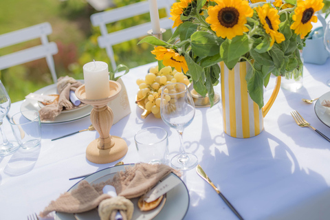 Dinner in the vineyard French Riviera