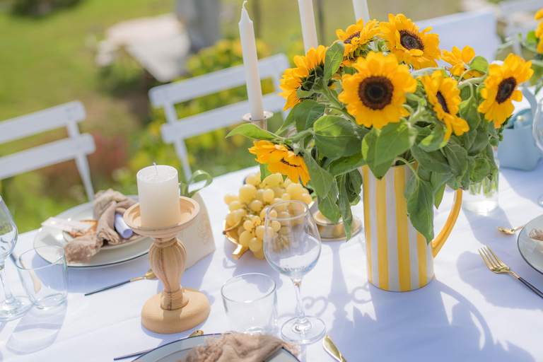 Cena nel vigneto Costa Azzurra