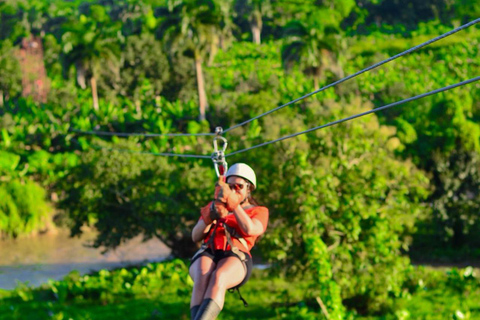 Punta Cana: fly through the jungle on our incredible zipline. Fly over the jungle of Punta Cana with our incredible Zipline.