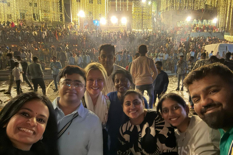 Varanasi: Dev Diwali Boat Ride with Food and Guide Dev Diwali Boat Ride with Food & Guide Shared with 40 People