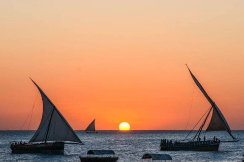 Zanzibar: Private Sunset Cruise With Music At Stonetown Luxury Sunset Cruise With Traditional Music