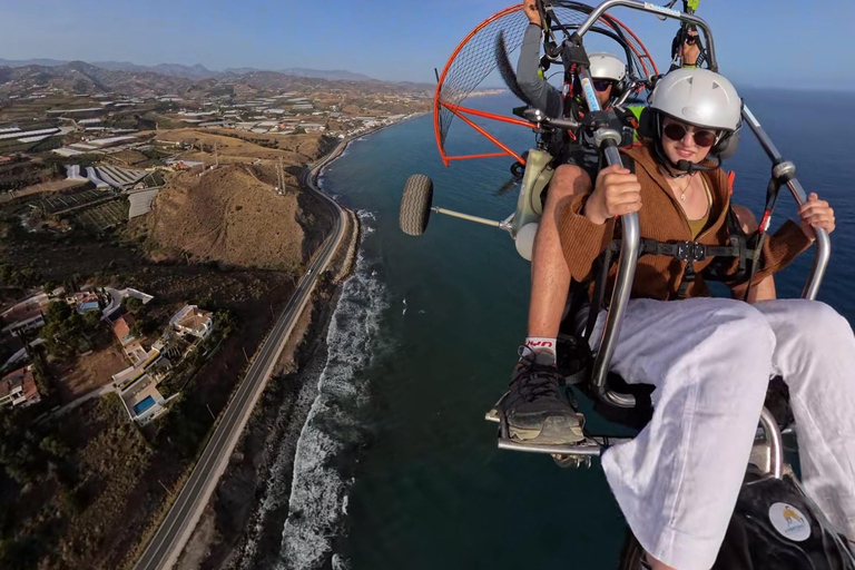 Paratrike flight in Malaga