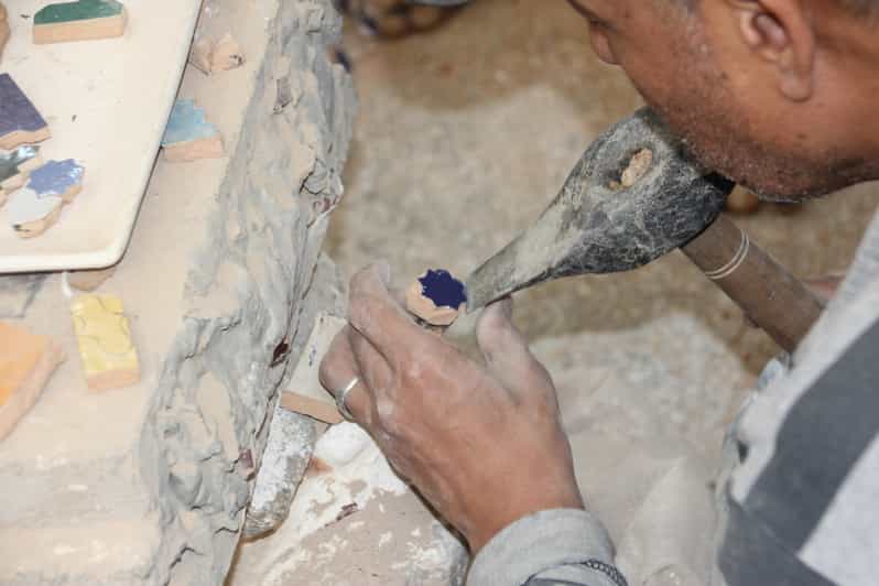 Atelier mosaïque de zelliges à Fès : création et retour à la maison - arts