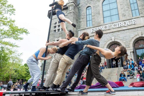 QuebecCity:ebike tours ,parks,public market and microbrewry