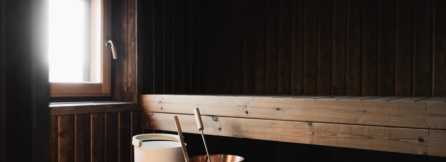 Rovaniemi : sauna privé et salon