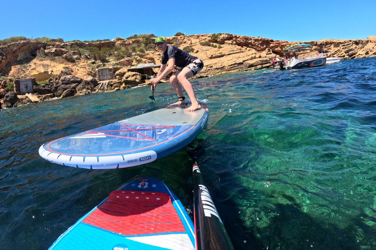 SANT ANTONI : TOUT COMPRIS PADDLE SURF&amp;SNORKEL TOUR BATEAUSANT ANTONI : TOUT COMPRIS TOUR EN BATEAU À AUBES