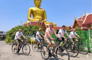 Bangkok: Fahrradtour in Thonburi mit Mahlzeit und Snack