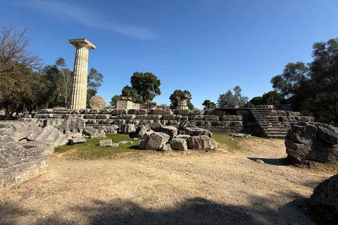 Ancient Olympia: tour, food, cooking class, and a virtual reality museum Ancient Olympia: tour, food with cooking class, virtual reality museum
