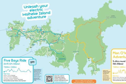 Waiheke Island: Elektrofahrradverleih