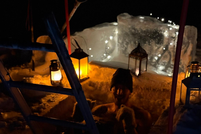 Private Traditional Sauna, Ice Dip and Dinner in the Wild