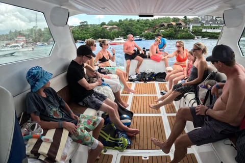 从巴厘岛出发：努沙佩尼达魔鬼鱼浮潜私人乘船观光共享游船之旅（含午餐，巴厘岛酒店接送服务）