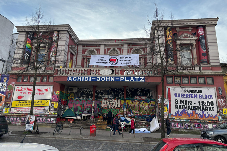 Niemiecka wycieczka z przewodnikiem po hamburskim Schanzenviertel