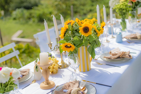 Cena nel vigneto Costa Azzurra