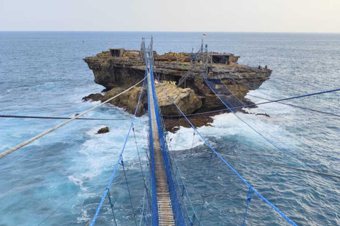 Sunrise at Nglanggeran Volcano, Jomblang Cave & Timang Tour