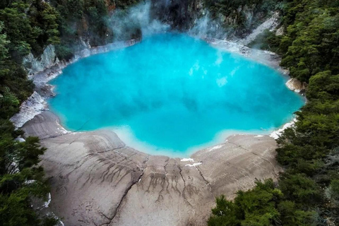 Rotorua: Voo de hidroavião com pouso em Orakei Korako