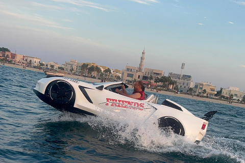 Dubai: Jet Car Ride to Burj Al Arab and Atlantis Palm Jet Car 1-Hour Ride to Burj Al Arab and Atlantis View