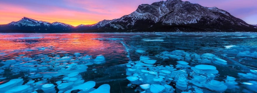 Jasper Athabasca Sunwapta Falls/Abraham Ice Bubble Peyto Lake