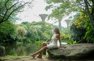 Singapur: Professionelles Fotoshooting in den Gardens by the Bay