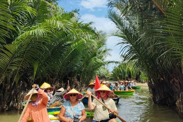 Hoi An: Basket Boat Ride in the Coconut Forest Tour experience include option hotel Pick up and Drop-off