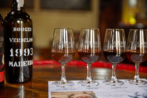 Funchal: Tour guidato della cantina H.M. Borges con degustazione di viniOro - 3 degustazioni