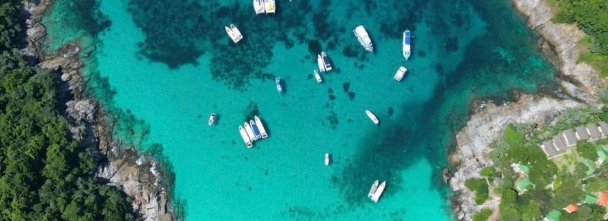 Au départ de Phuket : excursion d'une journée à Raya, Coral et Maiton Island avec transfert