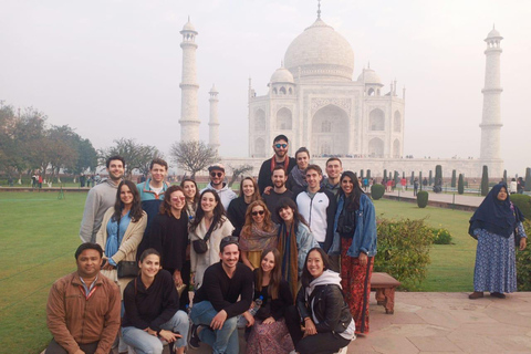 From Delhi: Taj Mahal Sunrise and Agra Fort Private Tour AC Car and Tour Guide Service Only