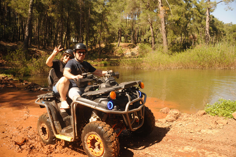 Fethiye Quad Bike - ATV Quad Safari Tour (Private Track, Lake, Forest, Mud) Shared ATV Ride for Two - 1 ATV for 2 PEOPLE