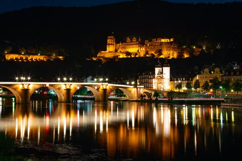 Heidelberg de Noche - Paseo fotográfico