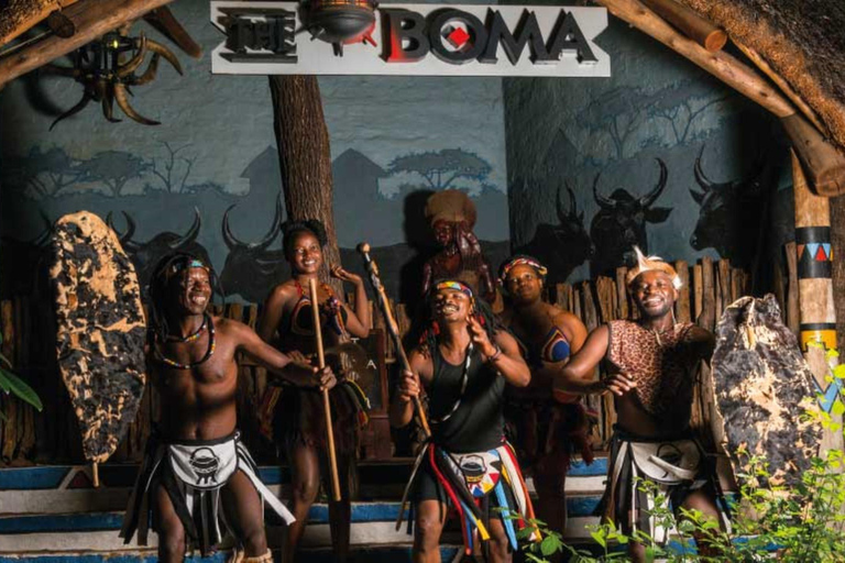 Victoria Falls: Boma Dinner & Drum Show with Transfers