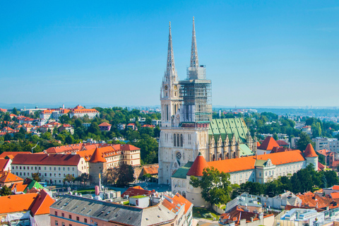Zagreb: Private Guided Tour with Your Mobile Phone Zagreb: The Gradec Code and the Stone Gate with Kit and Live Guide