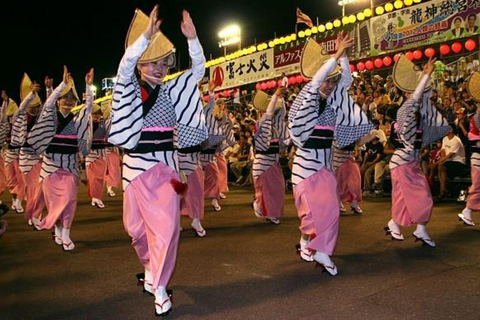Osaka: World-Famous Naruto Whirlpools & Awa Odori Festival Plan A: Osaka Departure Awa Odori Premium Experience Package