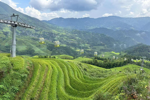 Guilin: Day tour of Longji Rice Terraces and YangshuoLongji rice terraces and Yangshuo Xingping small boat